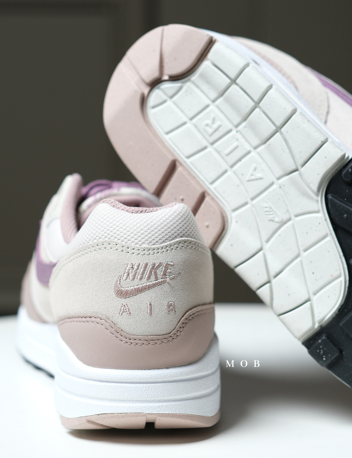 NKSSH03011 Air Max 1 SC Shoes Light Bone Violet