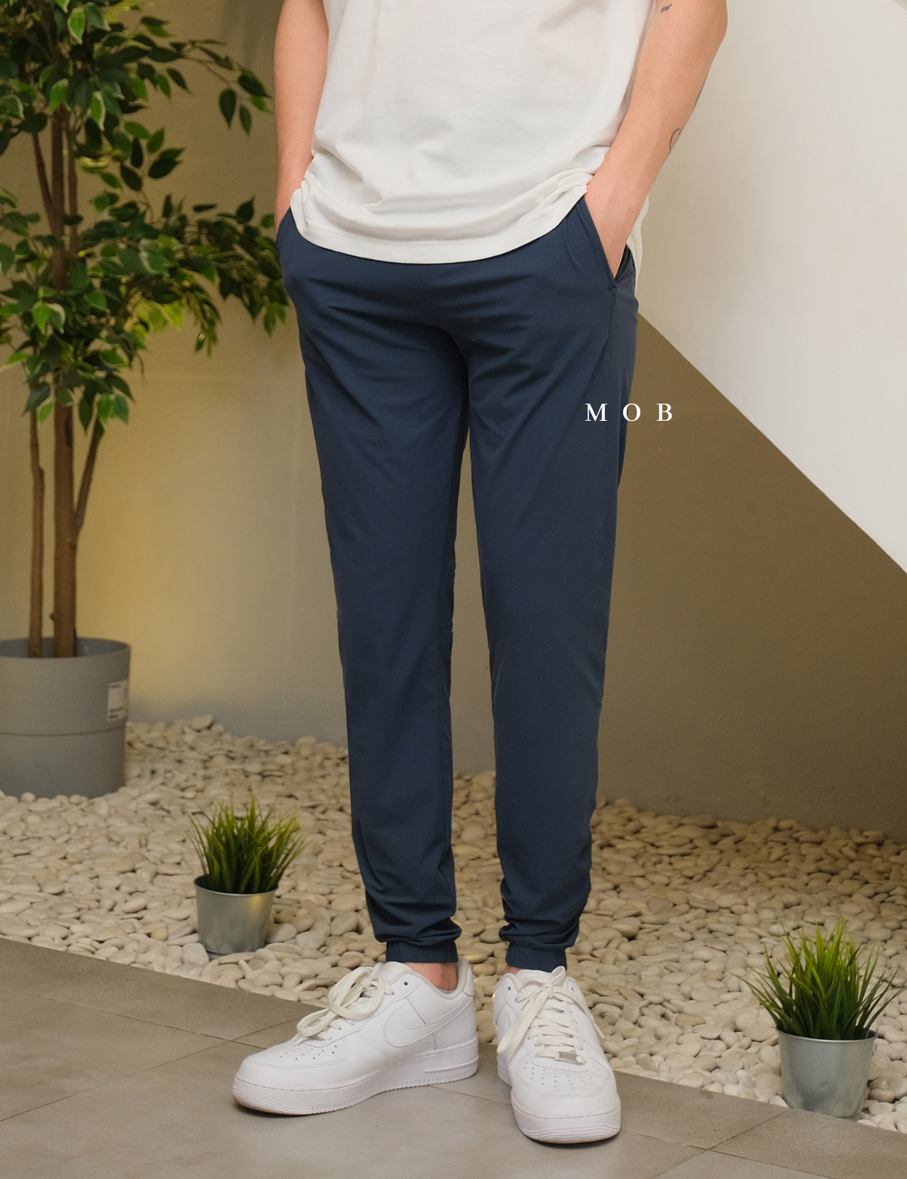 AIMPT02001 Track Jogger Pants Navy (L & XL ONLY)