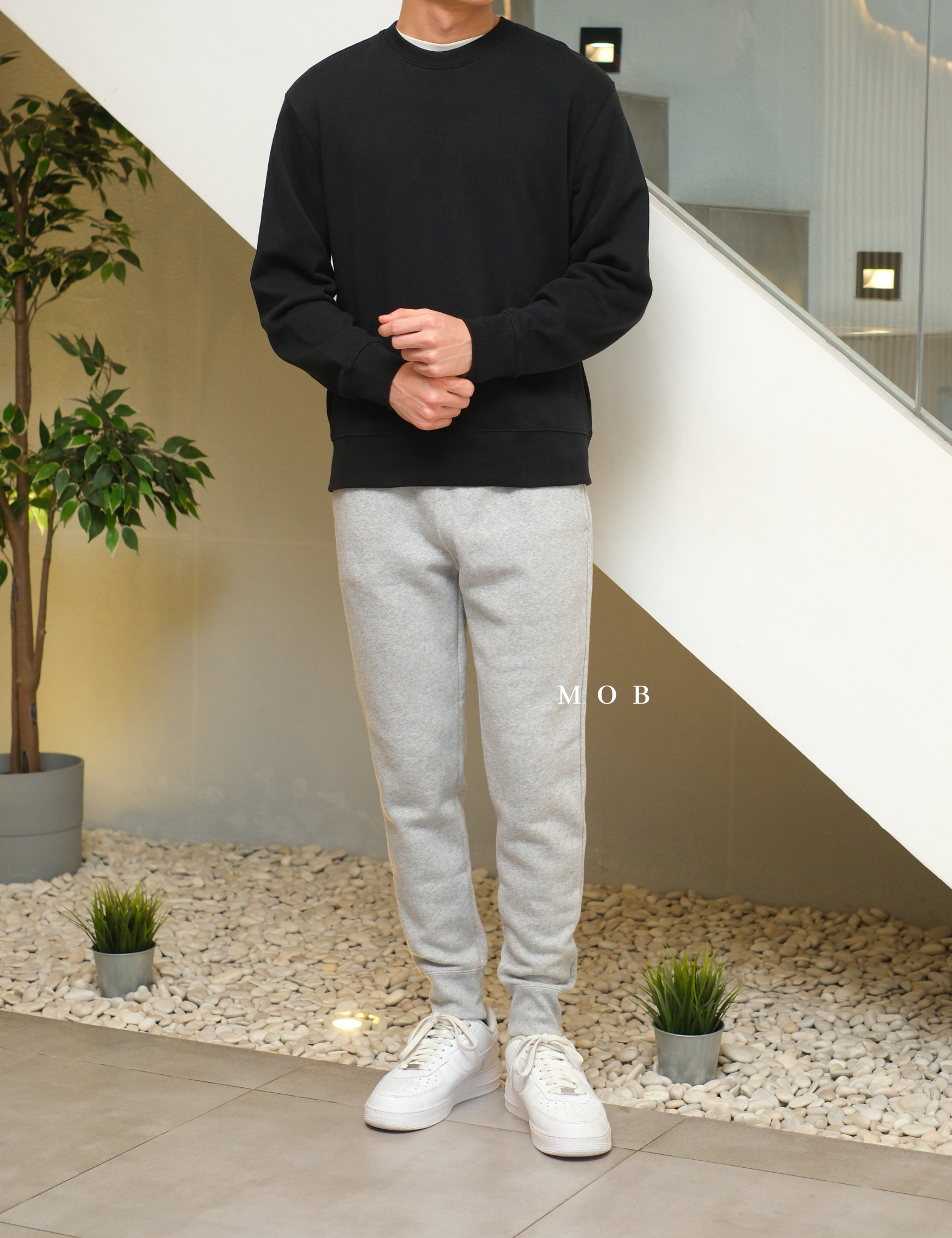 CHMPJP1501C Basic Terry Jogger Heather Grey