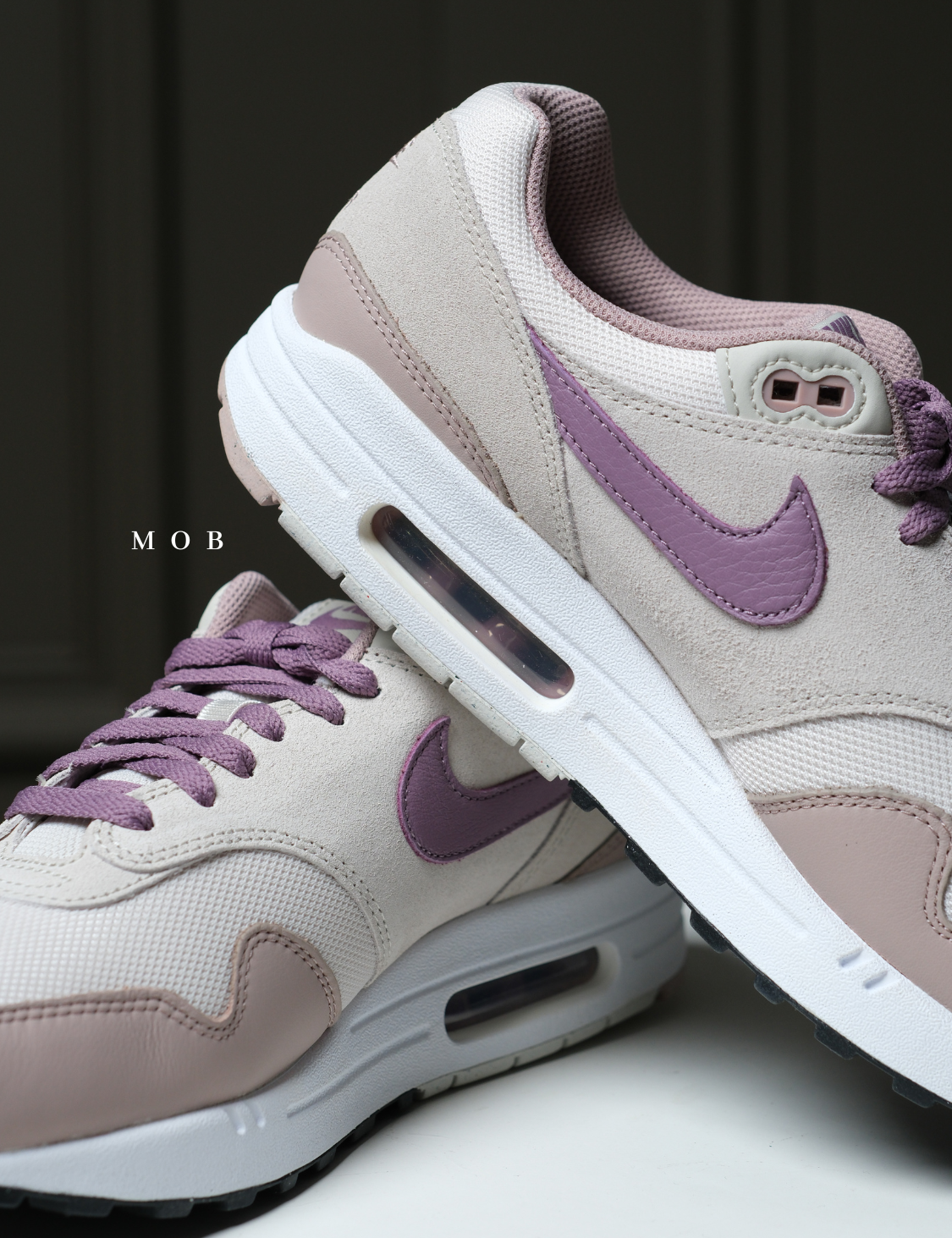 NKSSH03011 Air Max 1 SC Shoes Light Bone Violet
