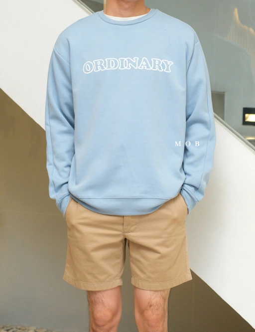 Image of IBSW01003B Ordinary Sweatshirt Light Blue