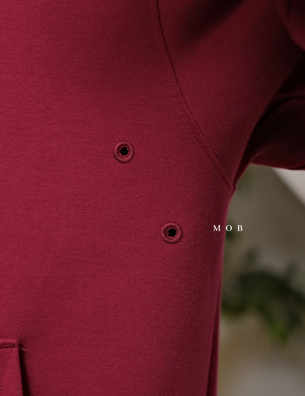 CHMPHOD1706C Tech Weave Flex Hoodie Cranberry