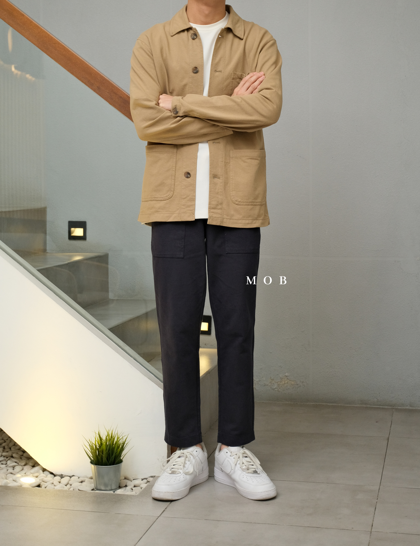 UNQPT1203 Ankle Pants Navy