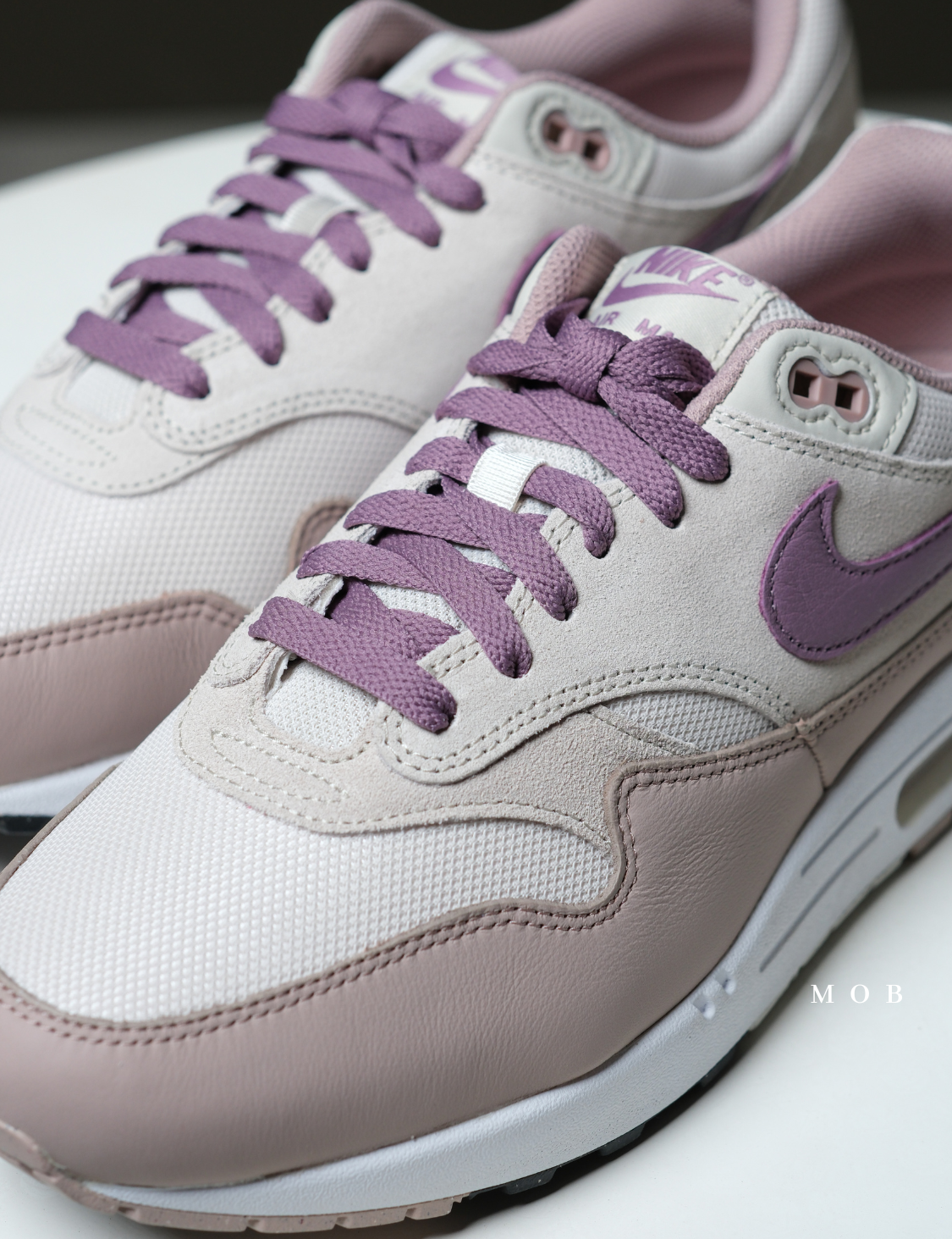 NKSSH03011 Air Max 1 SC Shoes Light Bone Violet