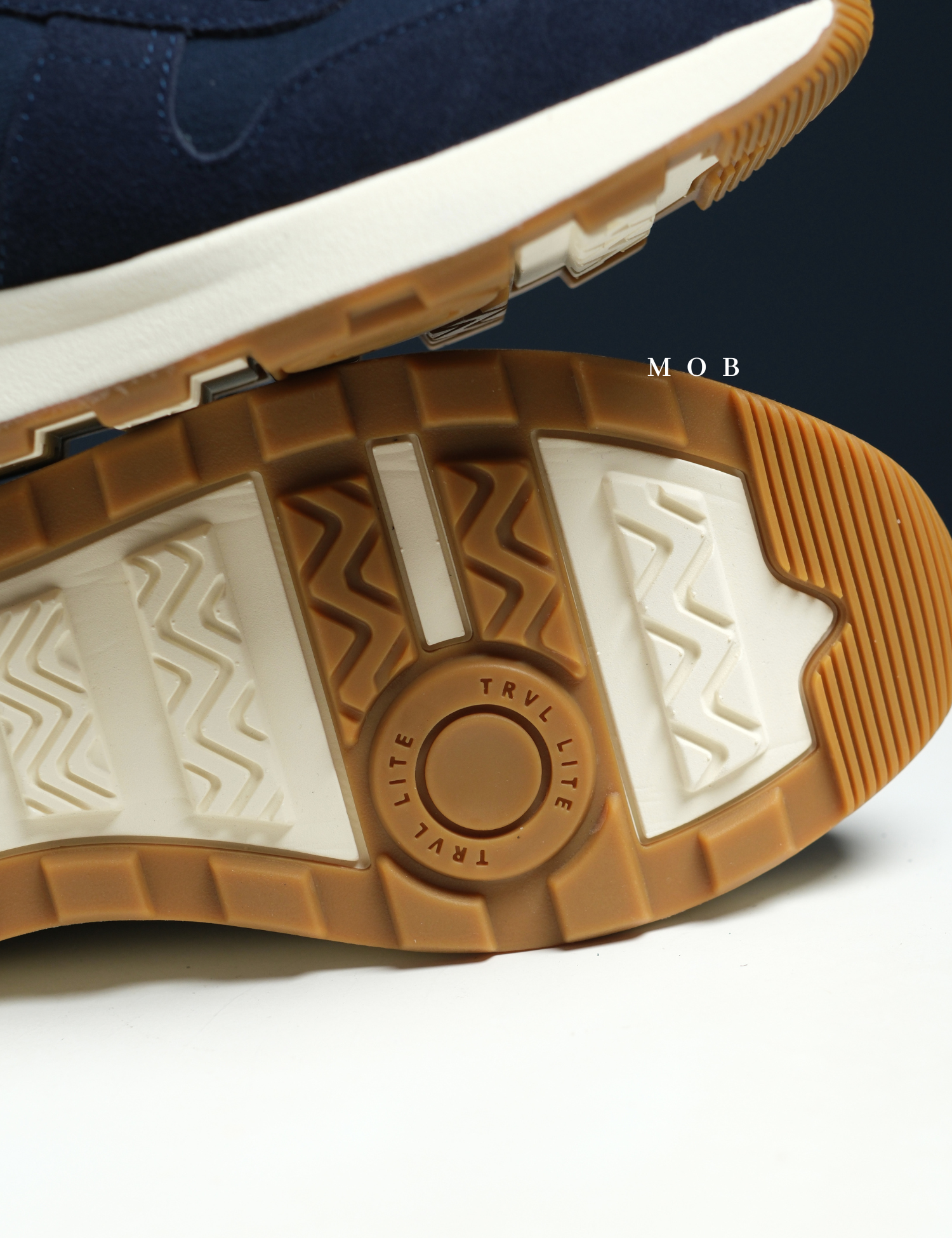 TMSSSH02001B TRVL LITE Retro Water Repellent Shoes Navy Vintage Twill