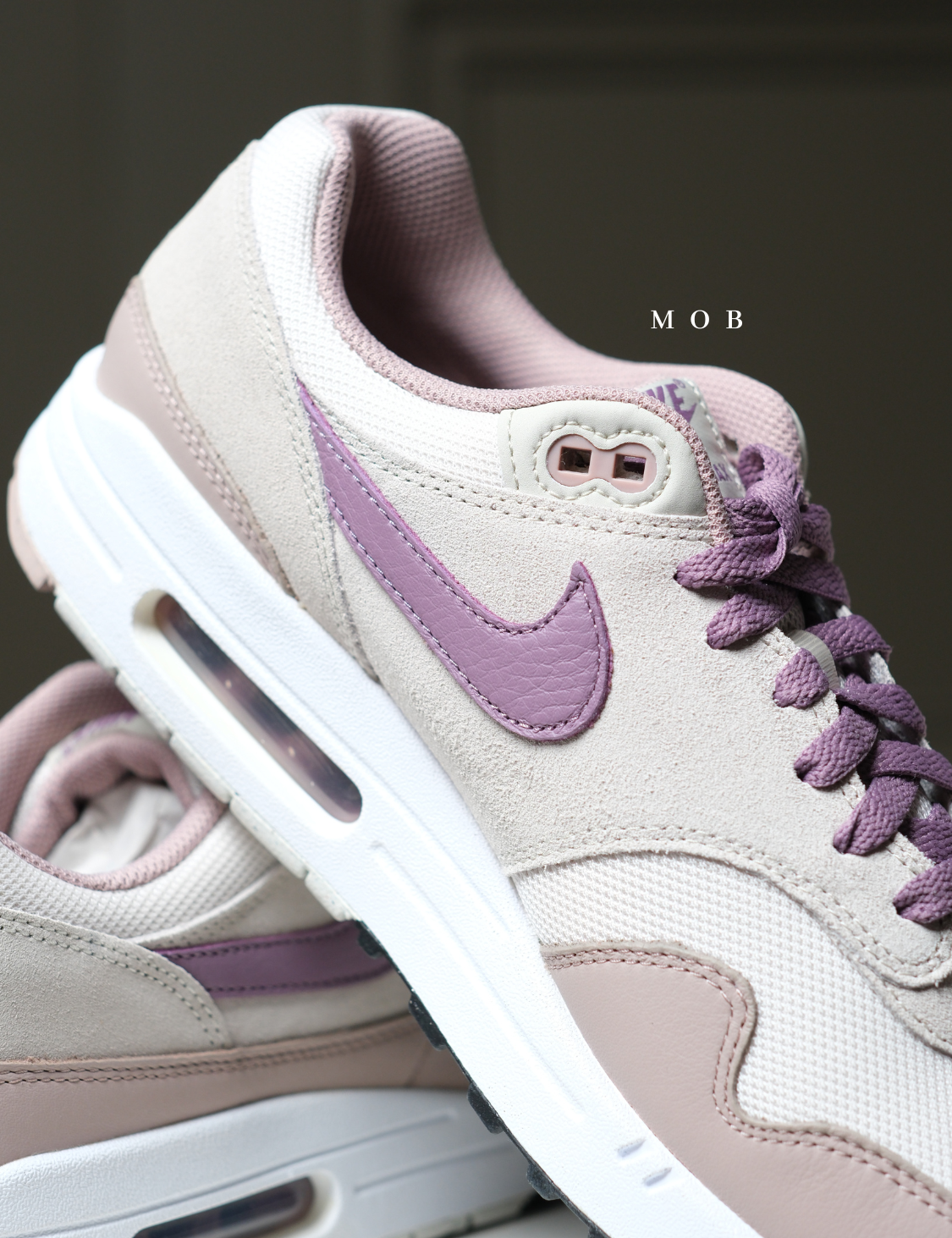 NKSSH03011 Air Max 1 SC Shoes Light Bone Violet