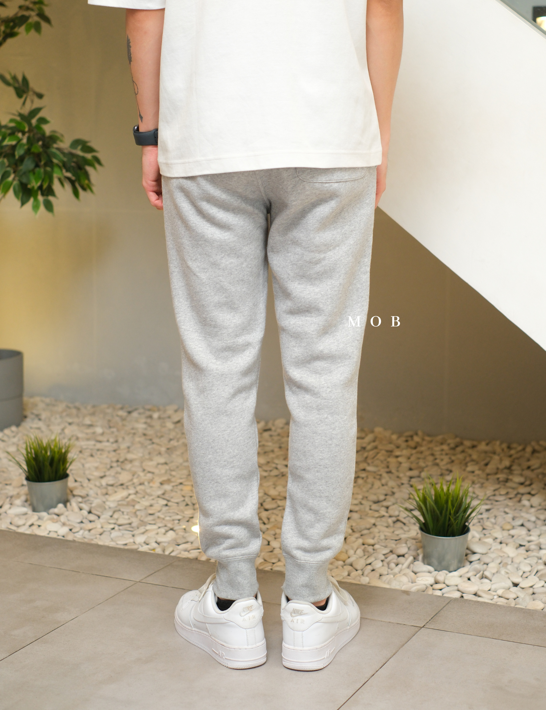 CHMPJP1501C Basic Terry Jogger Heather Grey