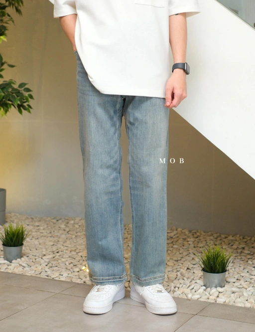 Image of DTPT05001 Ballroom Double Flex RELAXED Jeans Blue Wash