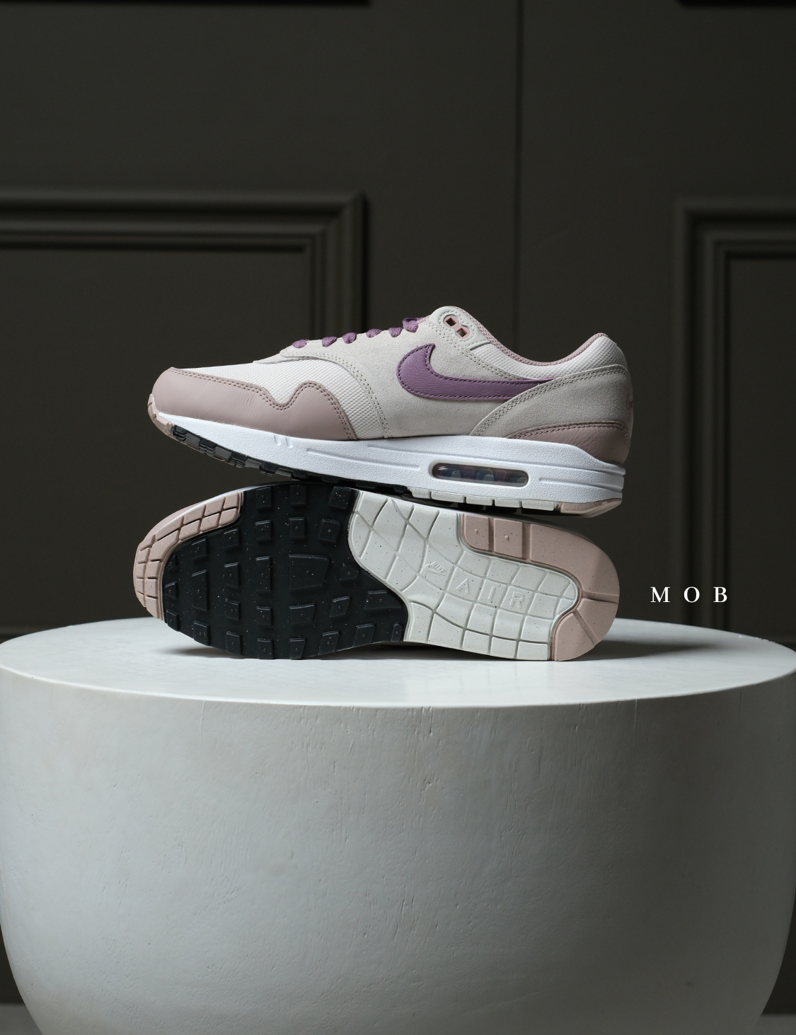 NKSSH03011 Air Max 1 SC Shoes Light Bone Violet