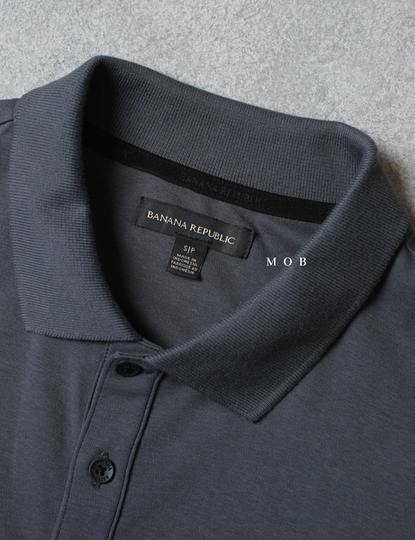 BRPSS01002B Luxury Touch Polo SS Dark Grey