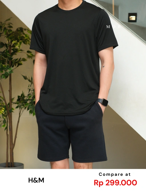 Image of HMSST03001A DryMove SS Tee Black