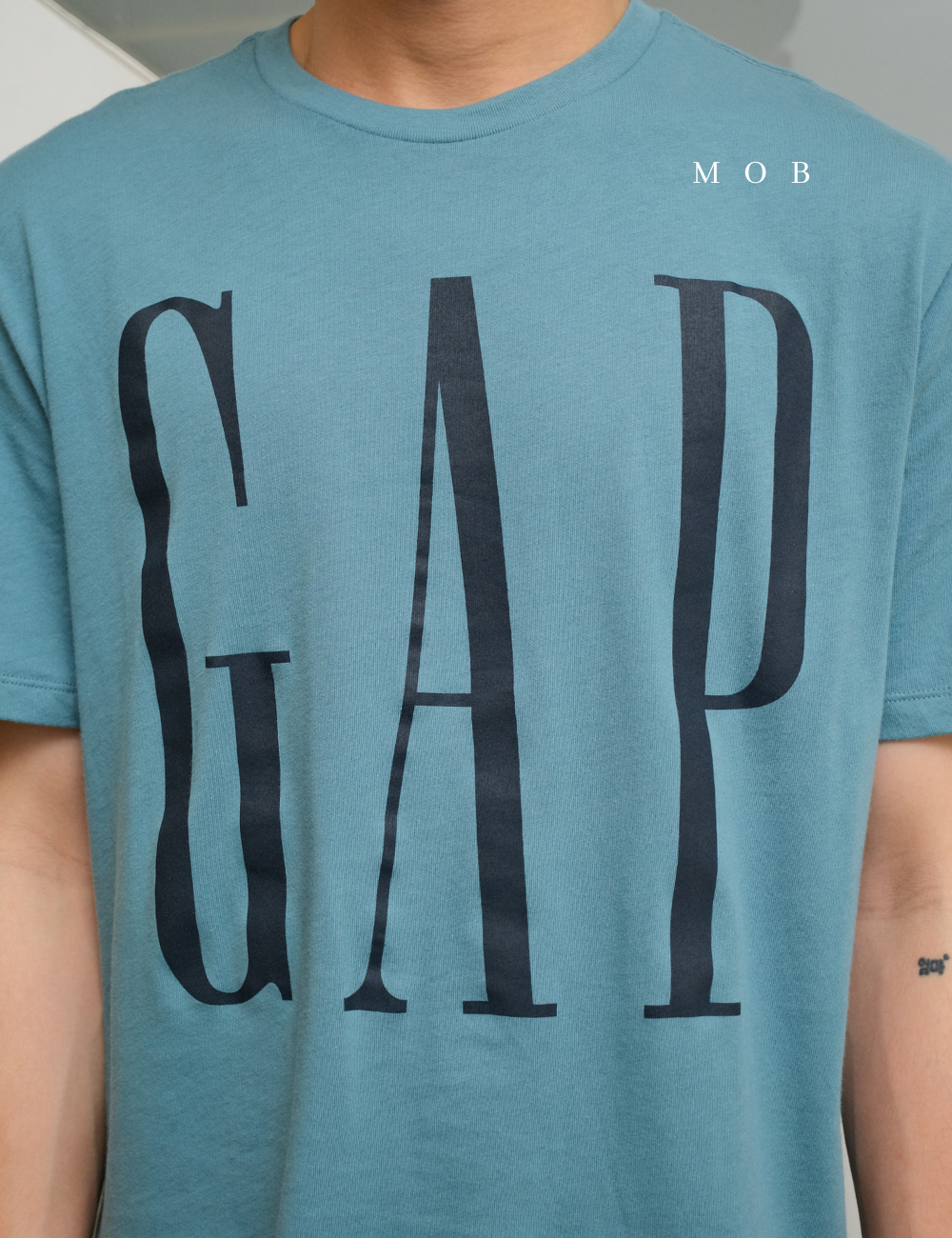 GPSST1205B Big Logo SS Tee Coastal Green
