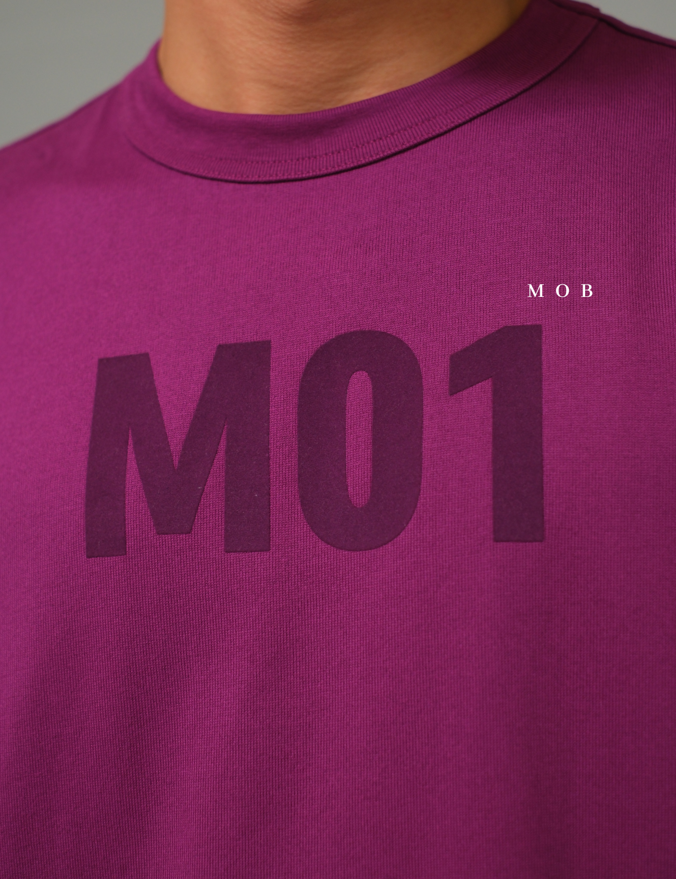 MODSST01005A Relaxed MO1 SS Tee Purple