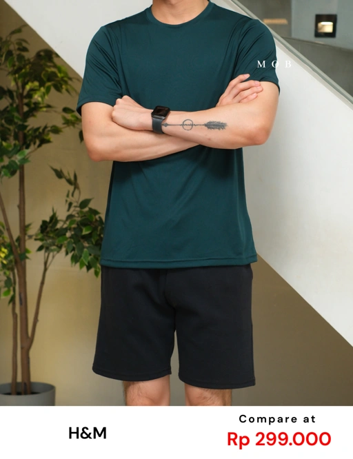 Image of HMSST03001C DryMove SS Tee Green