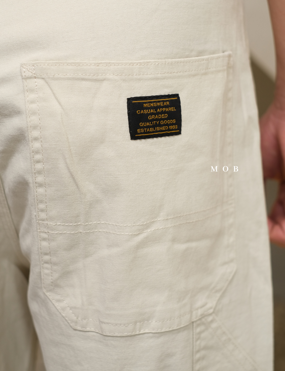 HMSR03002A Relaxed Carpenter Shorts Beige
