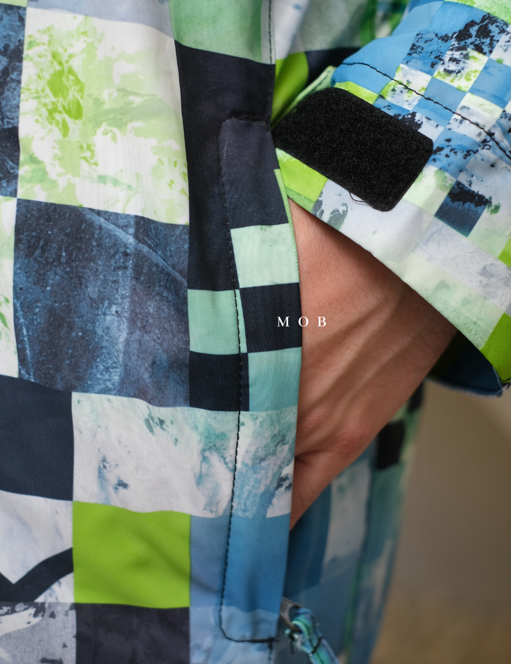 QSWP04001 Mission Snow Jacket Blue Highline