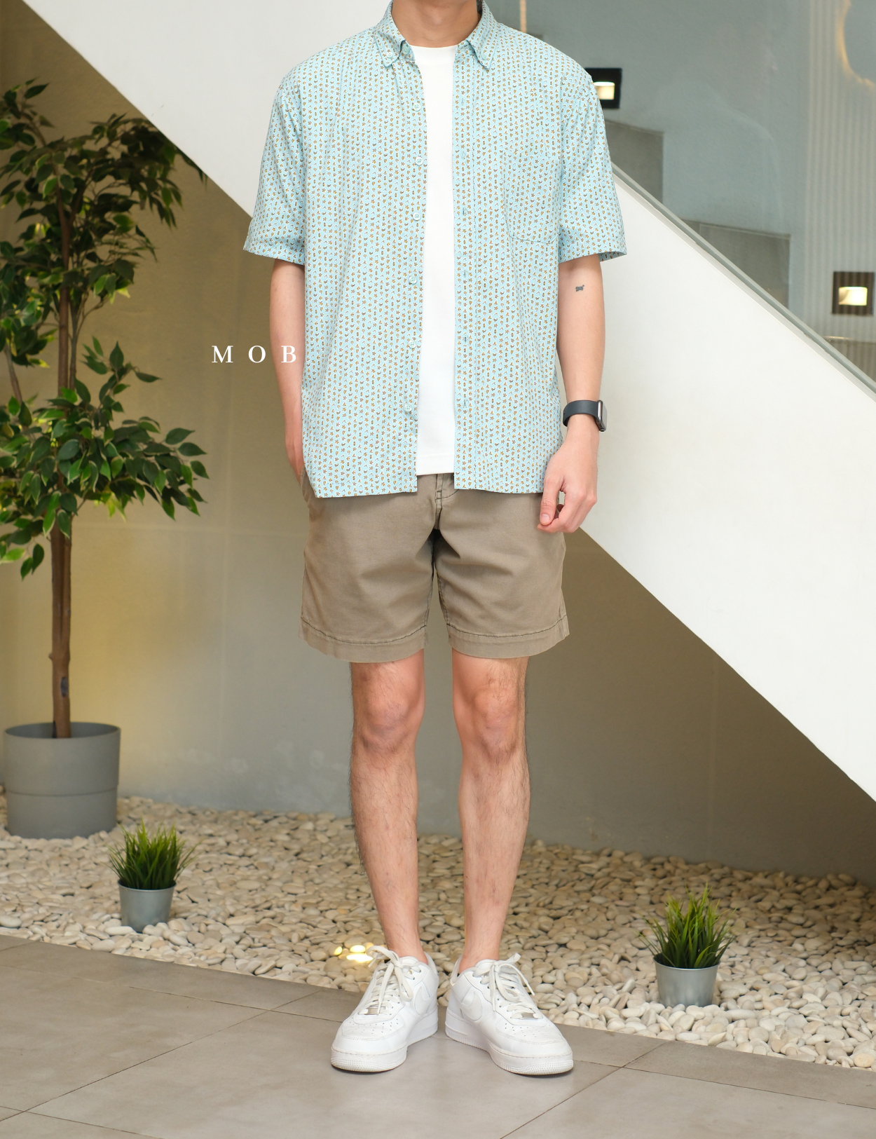 TORSSS01001B SS Shirt Celeste Blue Mix Ocean
