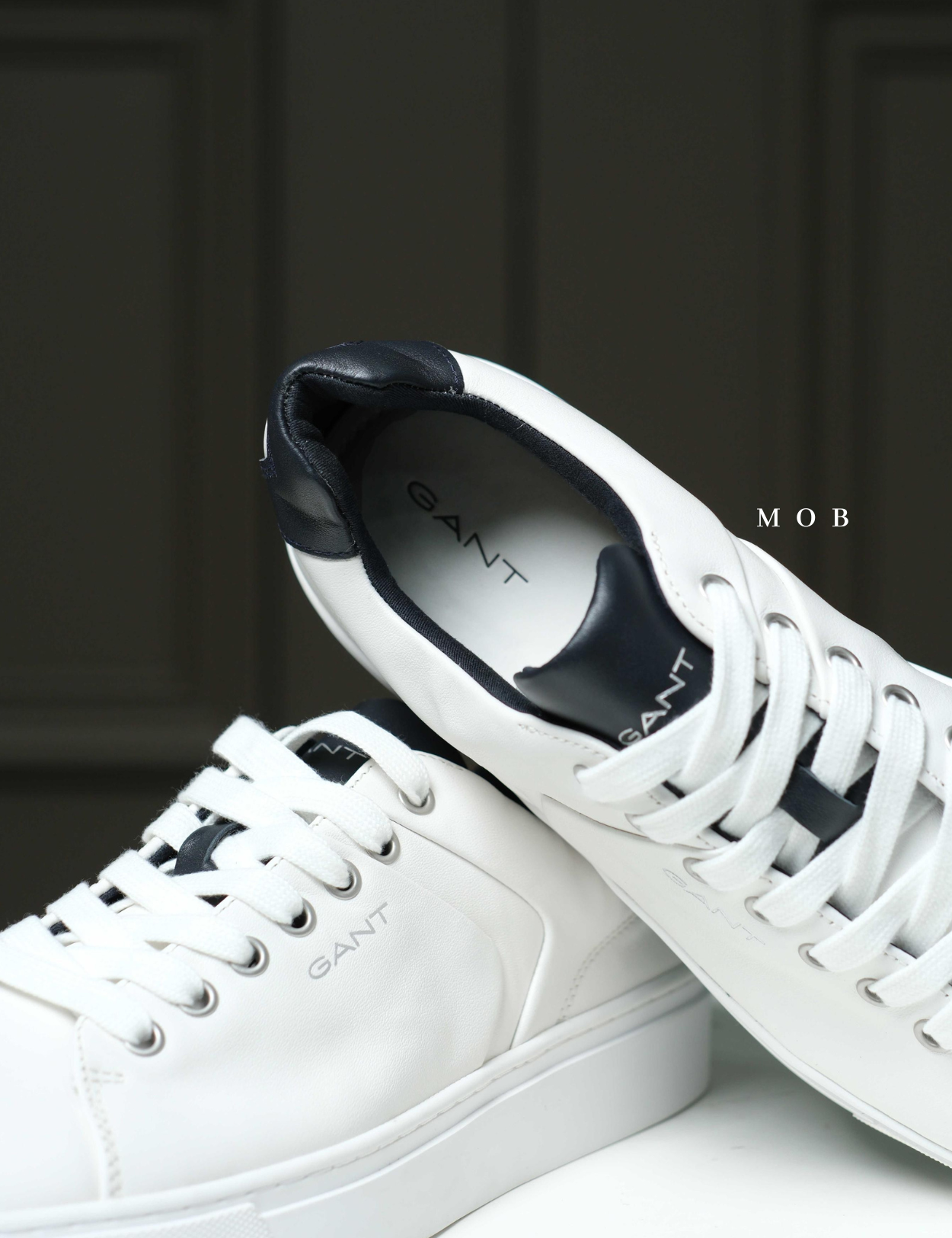 GNTSH01001 Mc Julien Sneakers White Deep Ocean