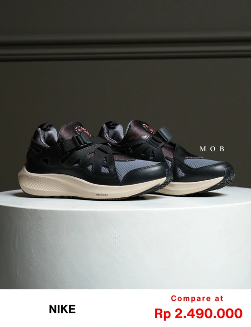 Image of NKSSH03025B Patta x Air Huarache 20Y24 Shoes Black Cool Grey (40 ONLY)