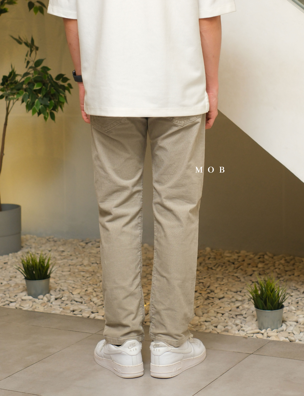 SOPT03001 Regular Corduroy Pants Beige