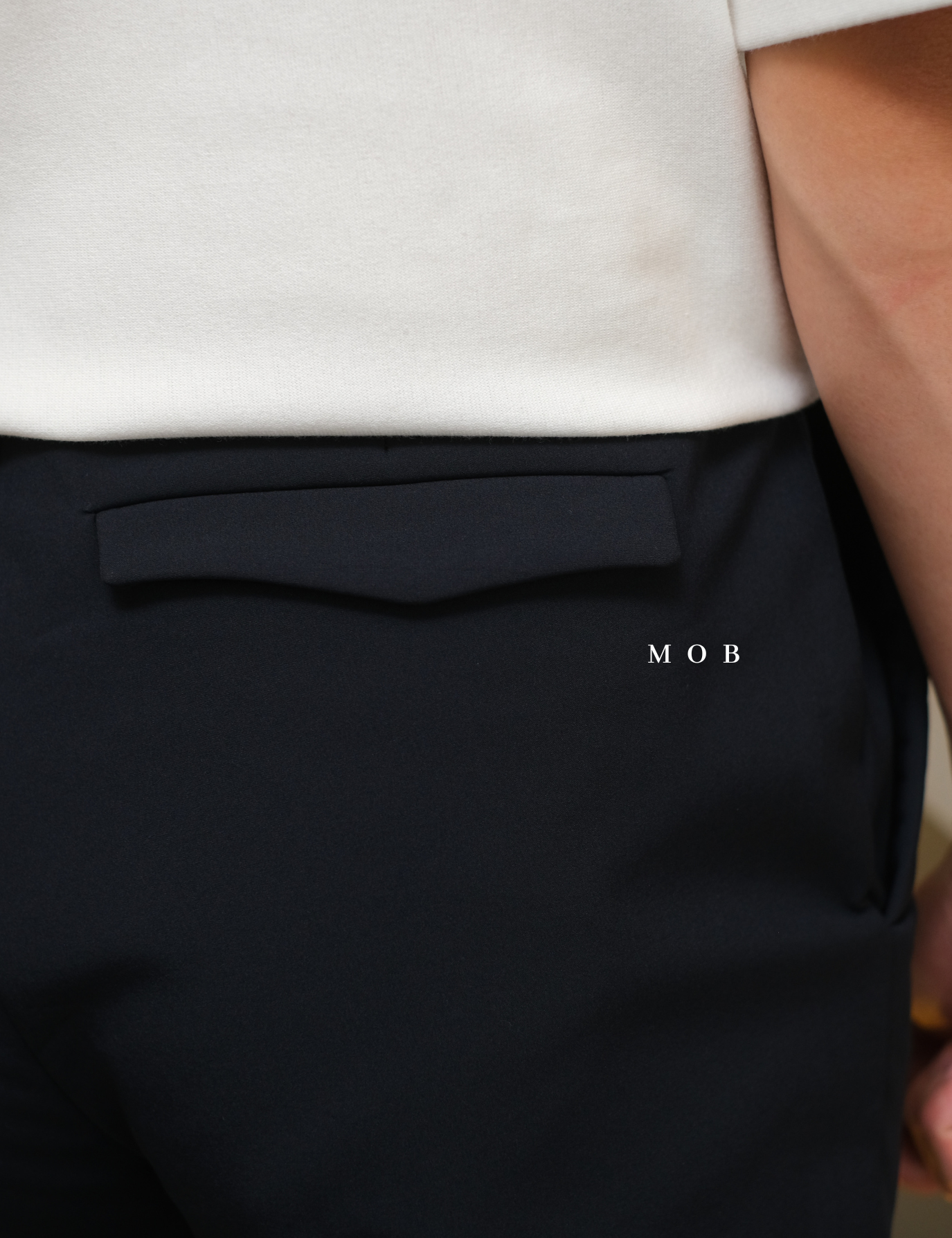 DKNYPT01001 Performance Banding Pants Navy