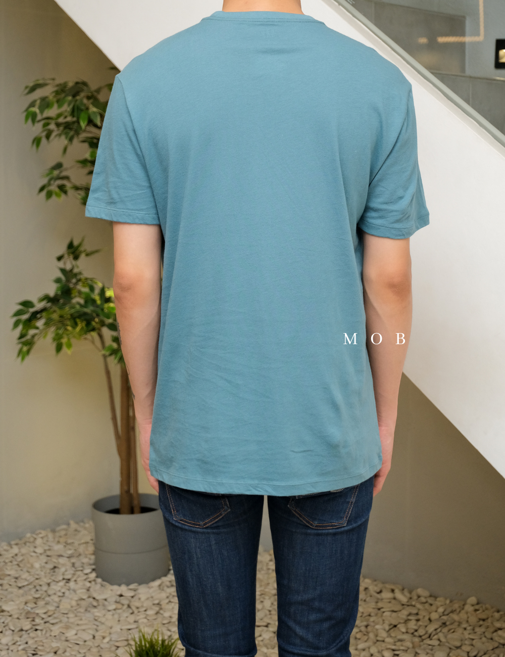 GPSST1205B Big Logo SS Tee Coastal Green