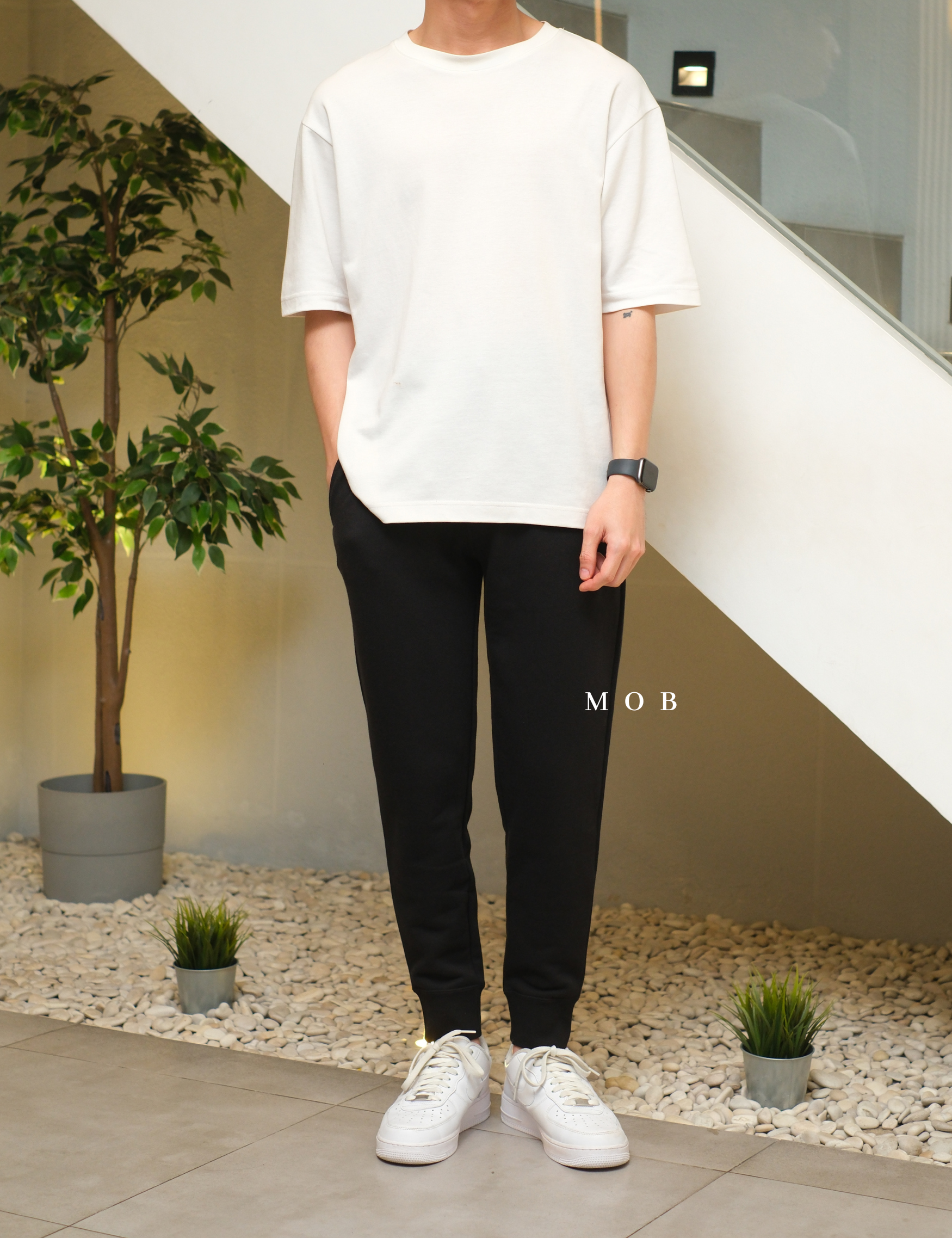CHMPJP1501D Basic Terry Jogger Jet Black