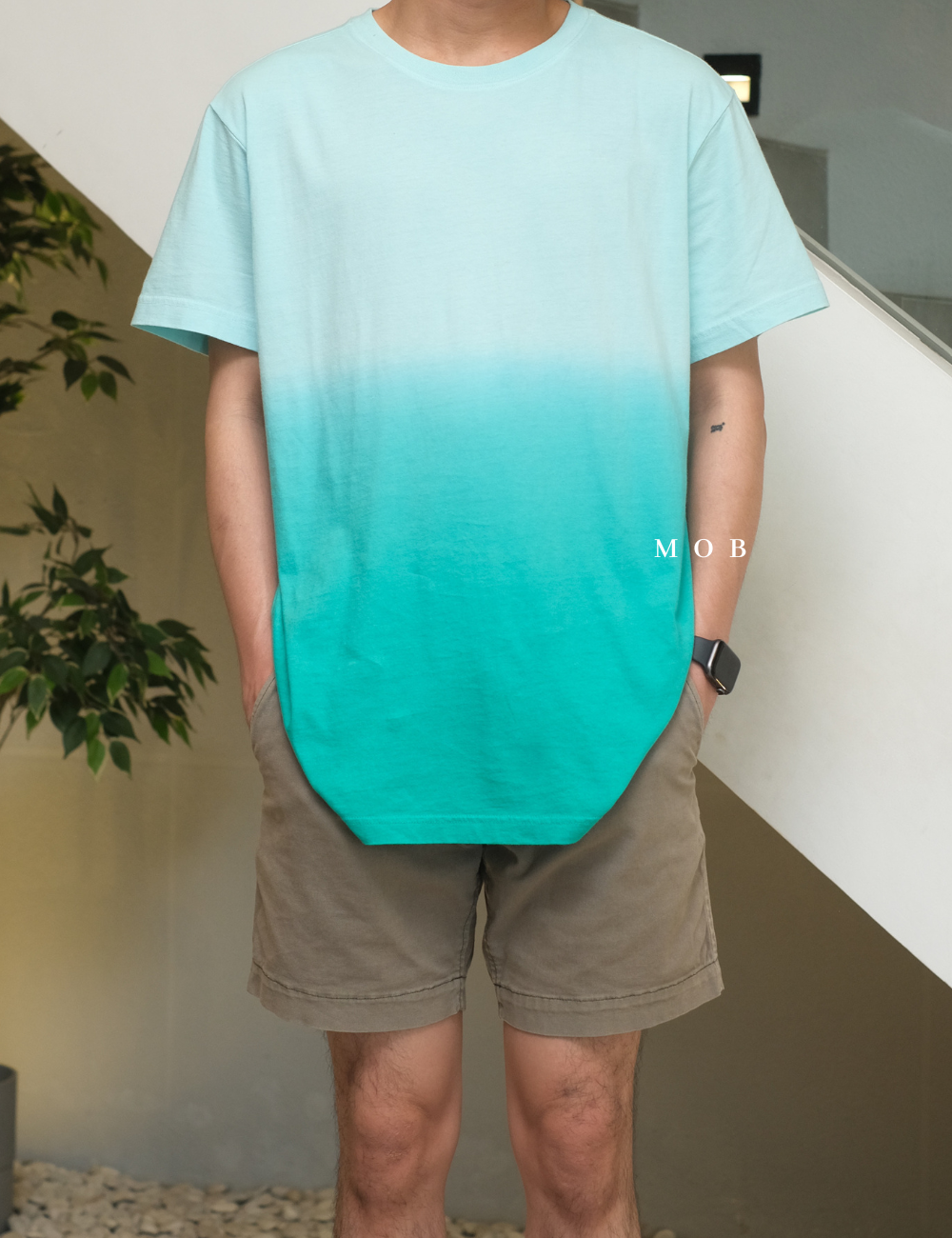 OUSST01002 Tie-Dye SS Tee Tosca Gradation