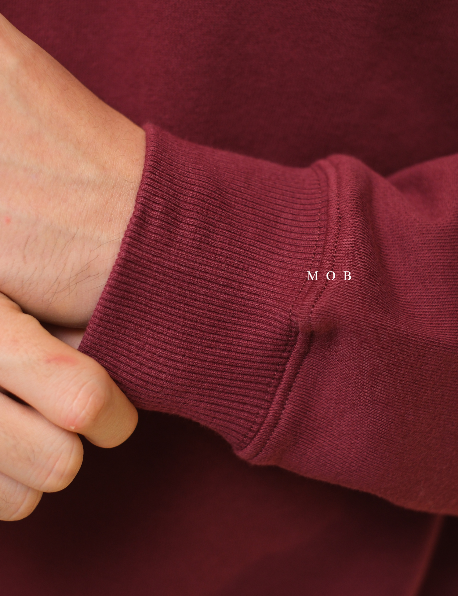 STSW05001I Basic 1/4 Zip Sweatshirt Maroon