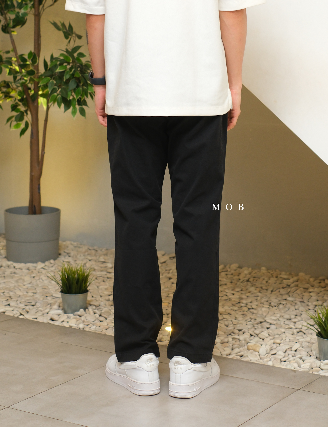 BRPT05001 GAVIN Relaxed Pants Black