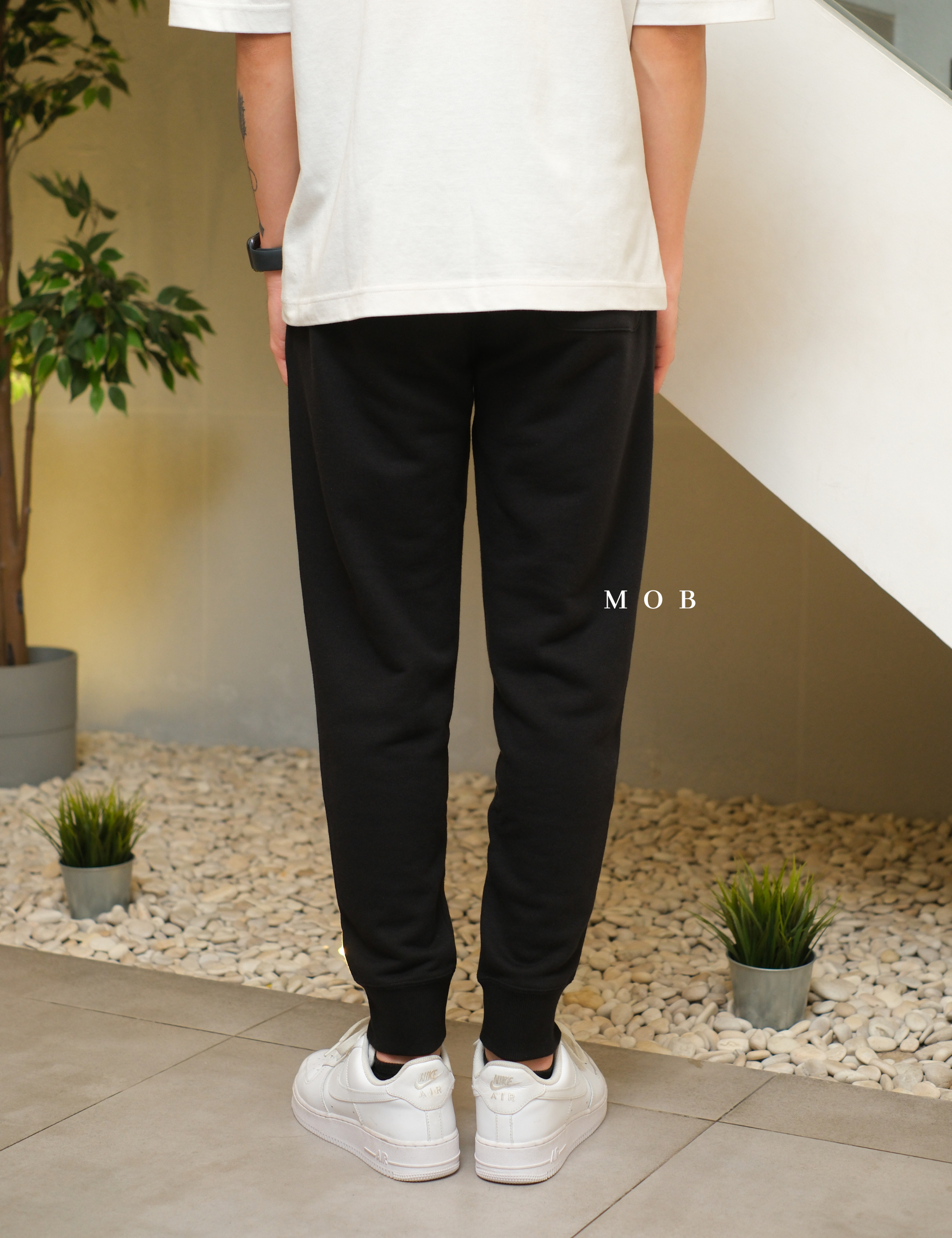 CHMPJP1501D Basic Terry Jogger Jet Black