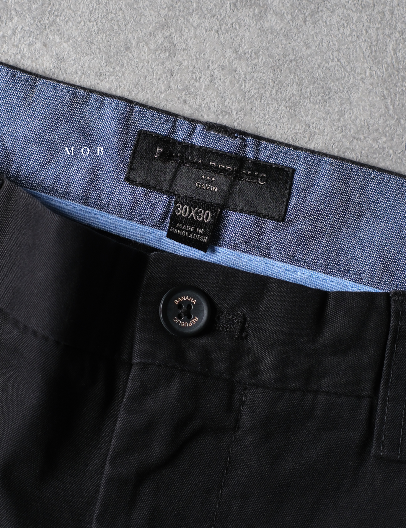 BRPT05001 GAVIN Relaxed Pants Black