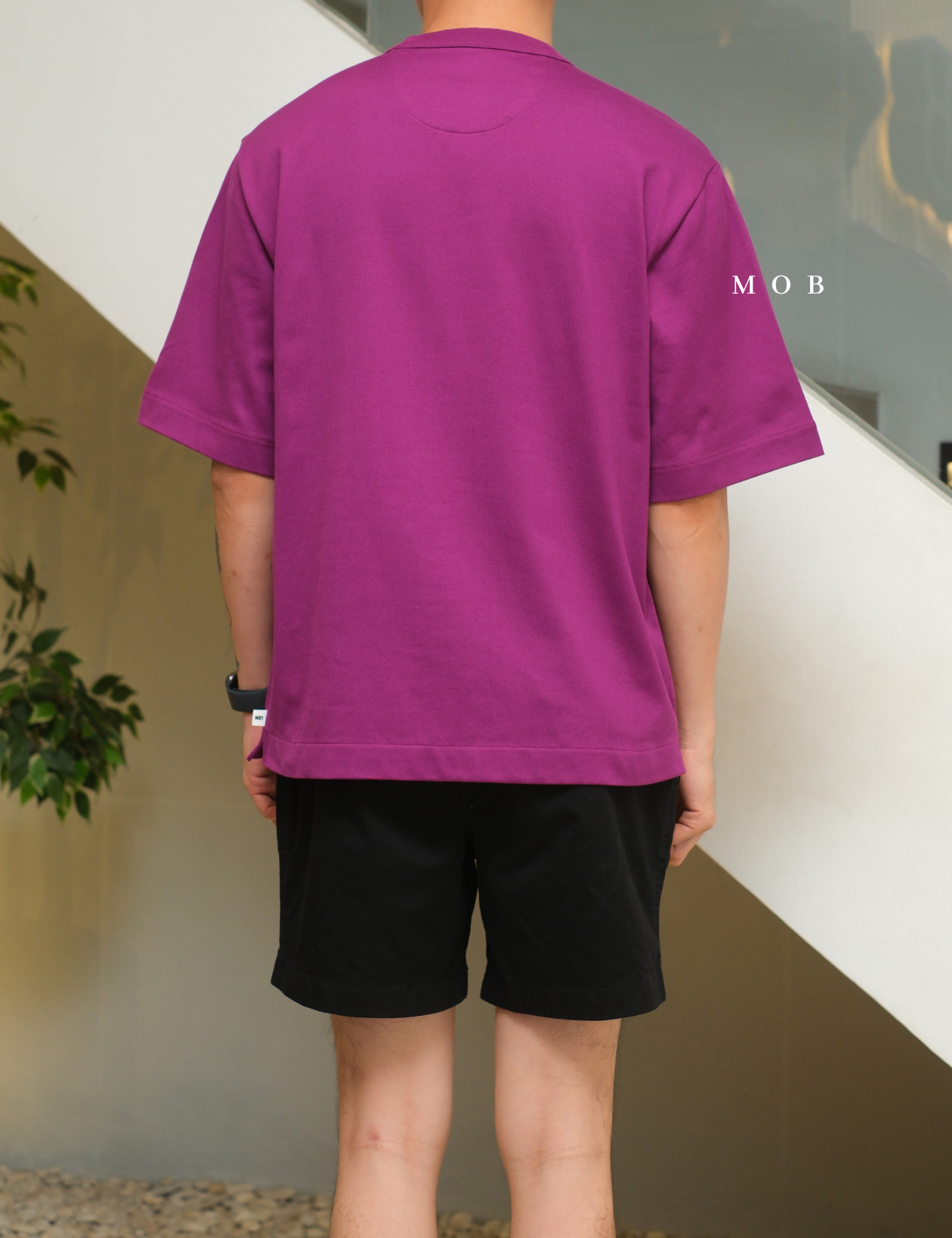 MODSST01005A Relaxed MO1 SS Tee Purple