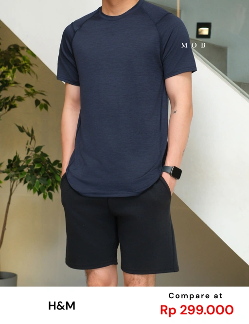 Image of HMSST03002B DryMove SS Tee Navy Misty