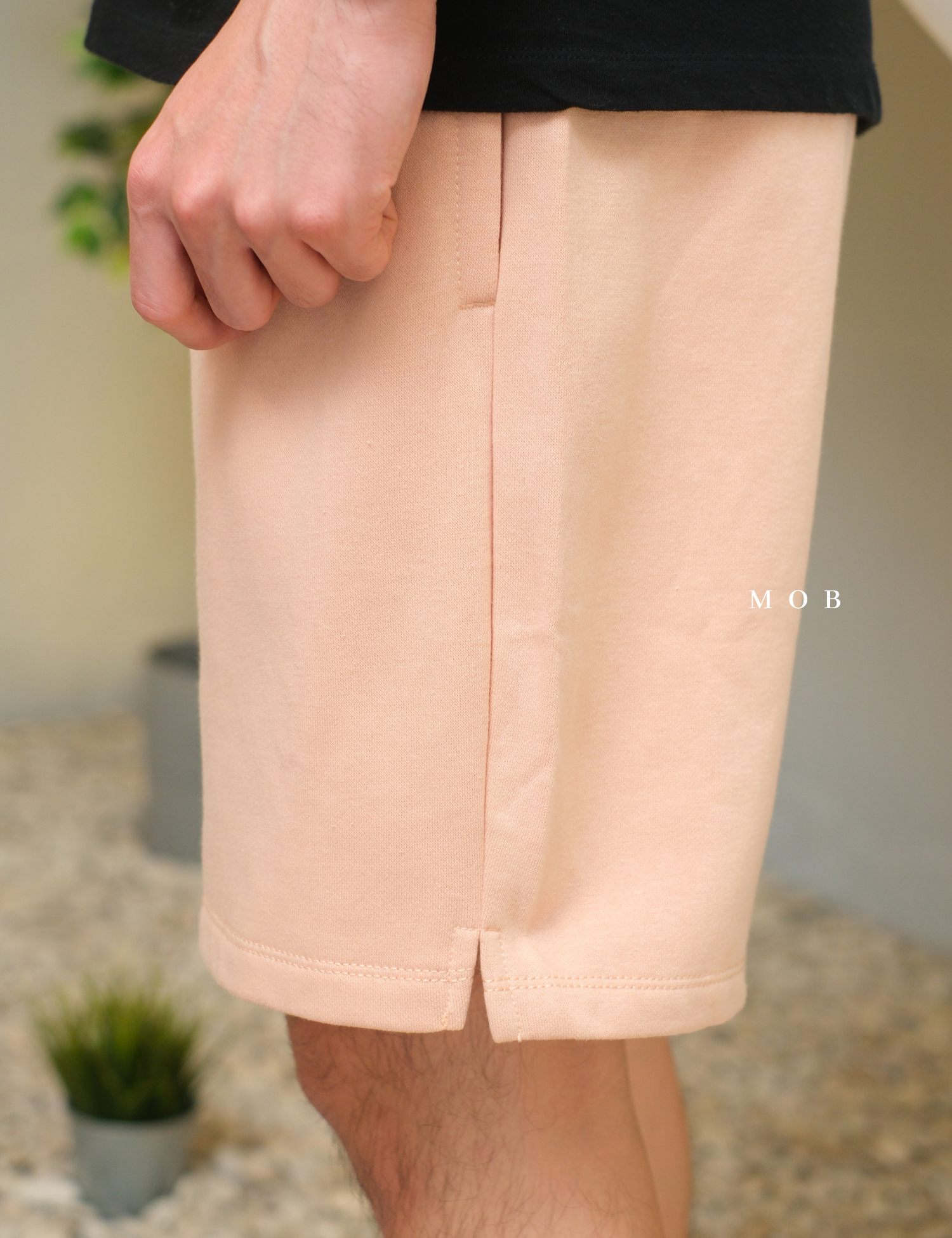 ONSR09007 Basic Shorts Peach