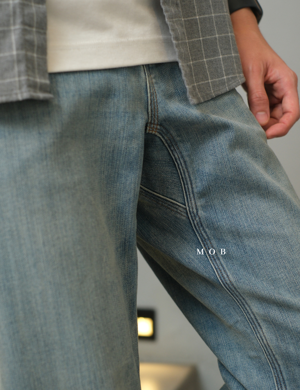 DTPT05001 Ballroom Double Flex RELAXED Jeans Blue Wash