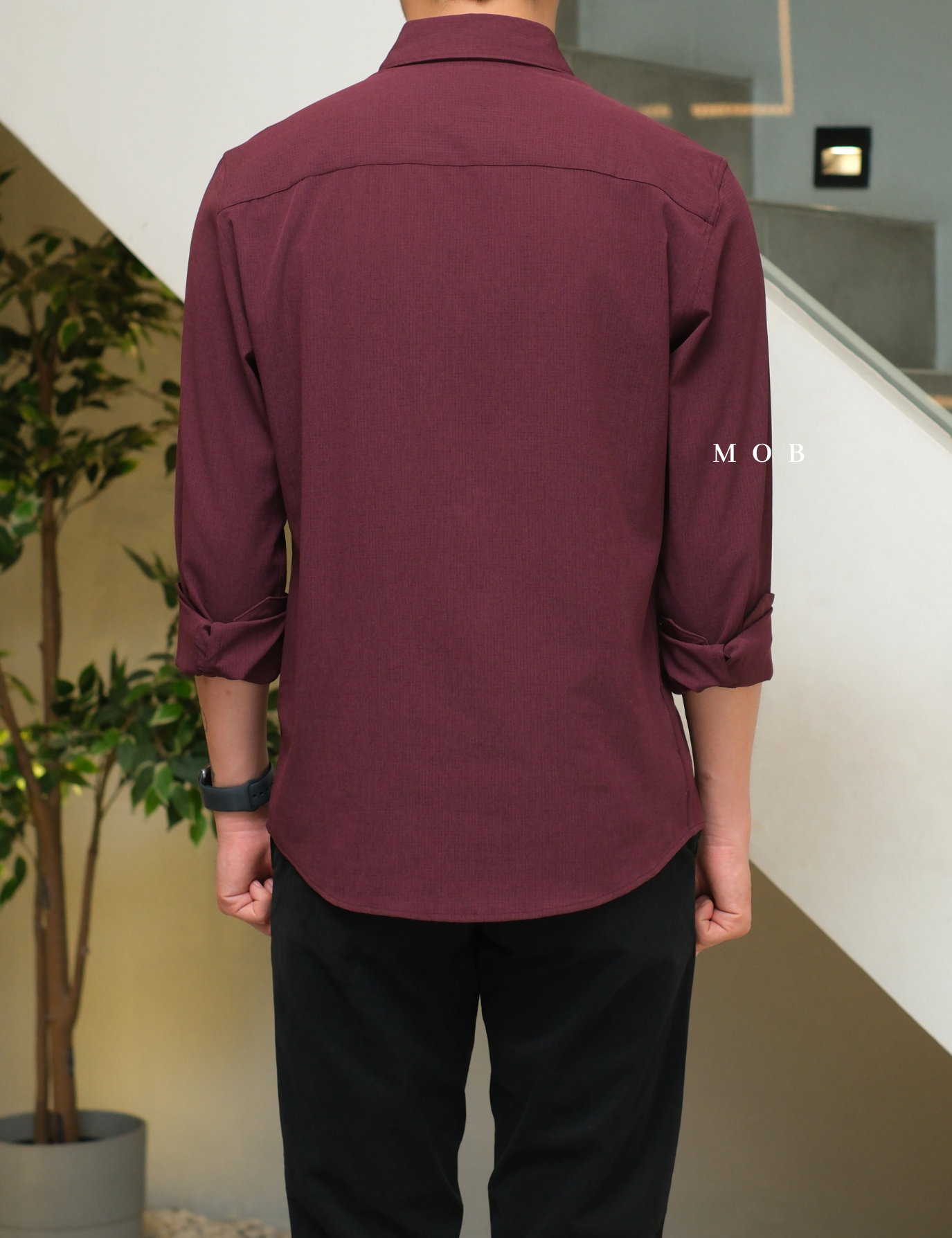 APTLSS02001C STANDARD Performance LS Shirt Maroon