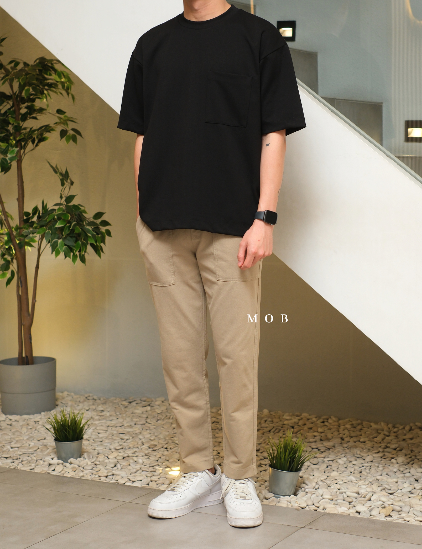 UNQPT1201 Ankle Pants Khaki