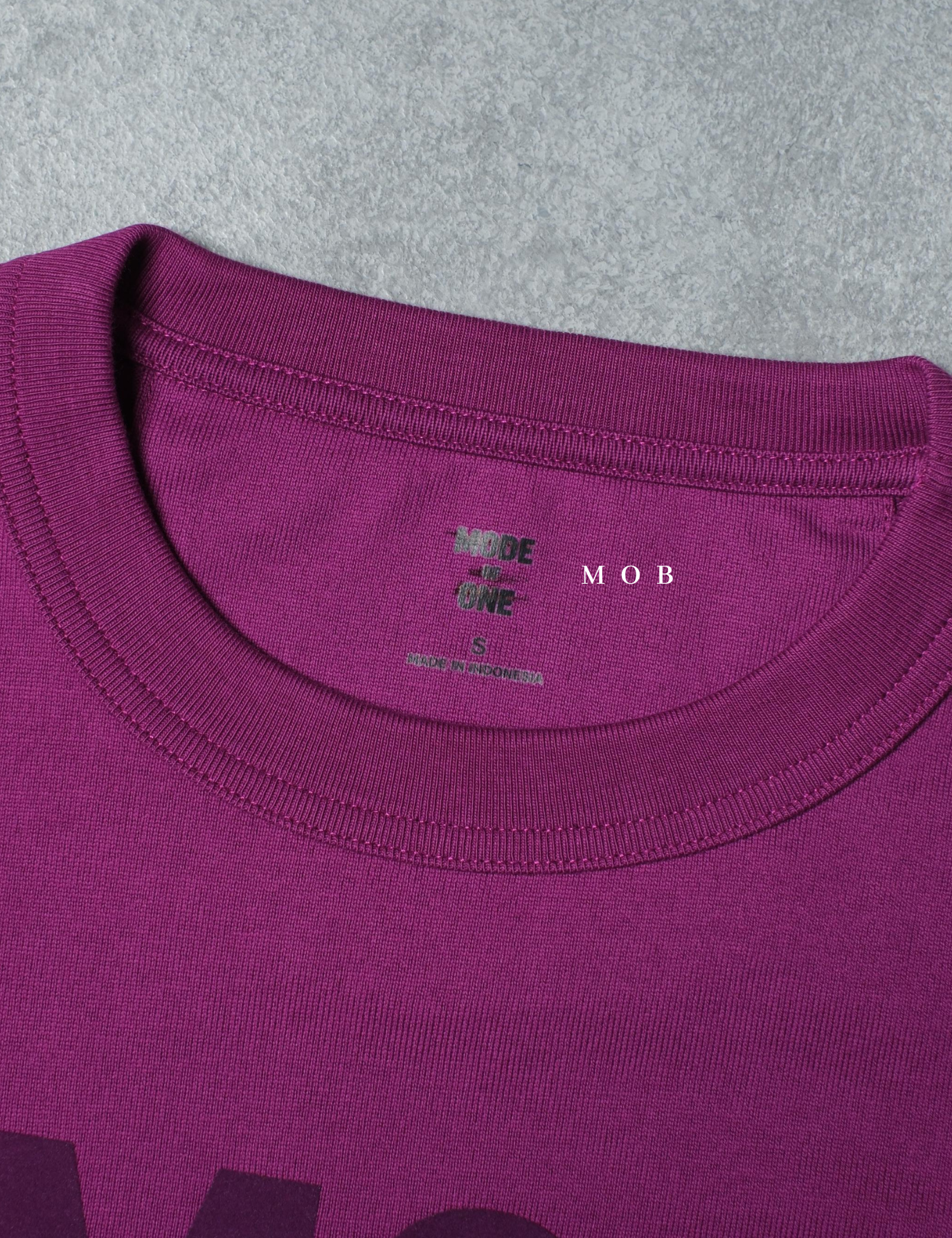 MODSST01005A Relaxed MO1 SS Tee Purple