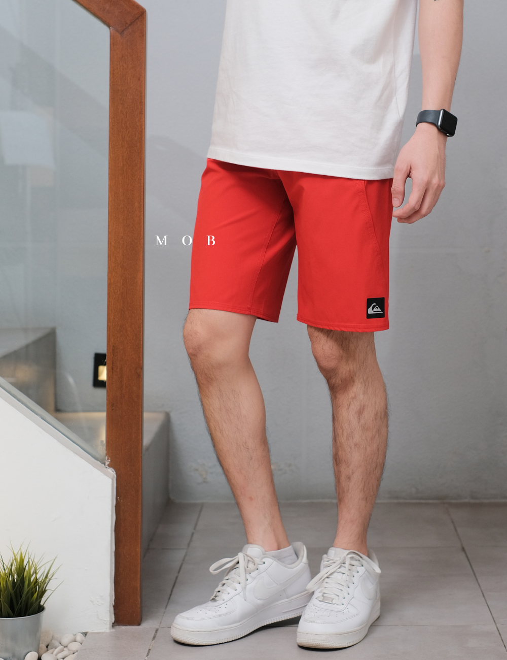 QSBS01004A Everyday Kaimana 21" Boardshorts Red