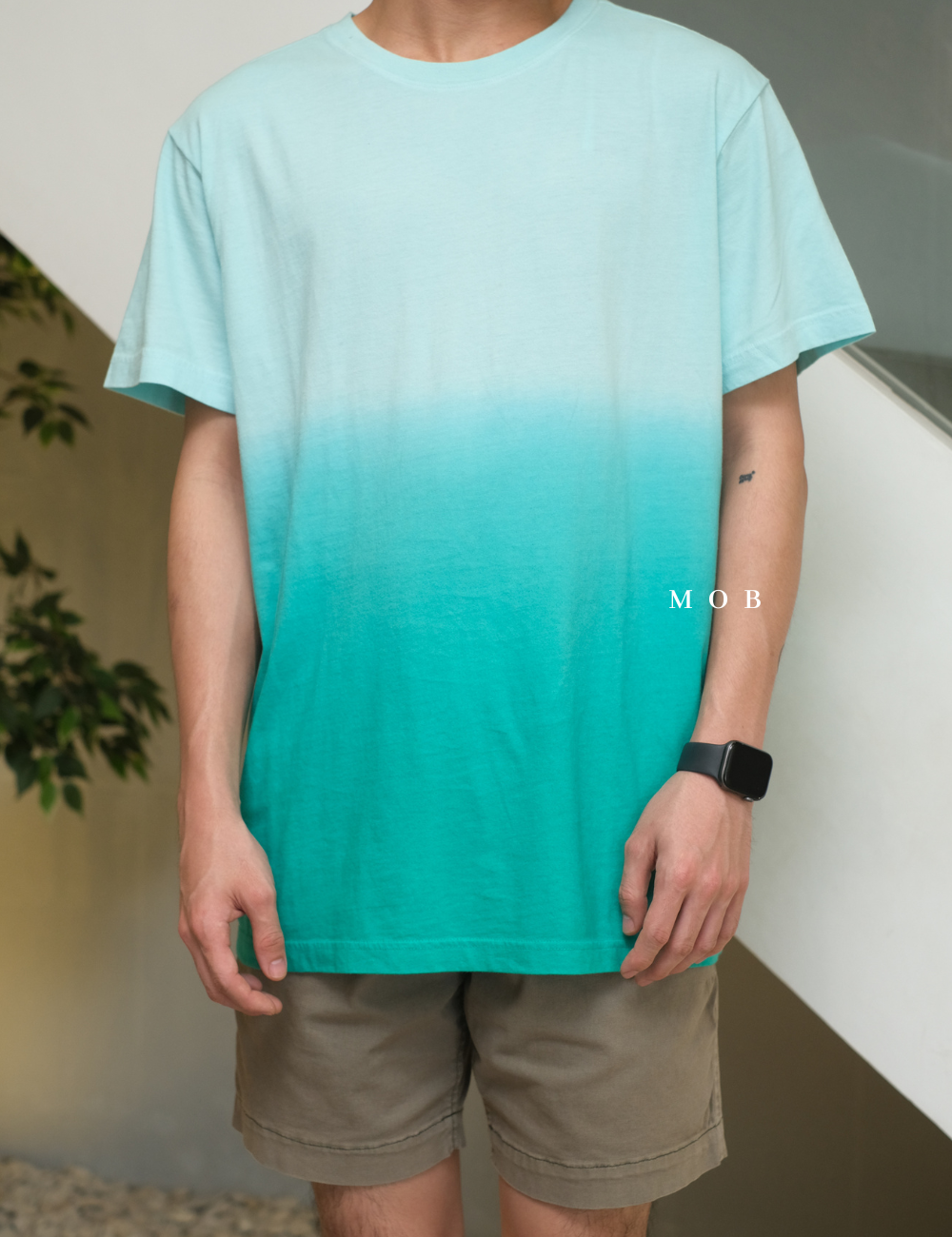 OUSST01002 Tie-Dye SS Tee Tosca Gradation