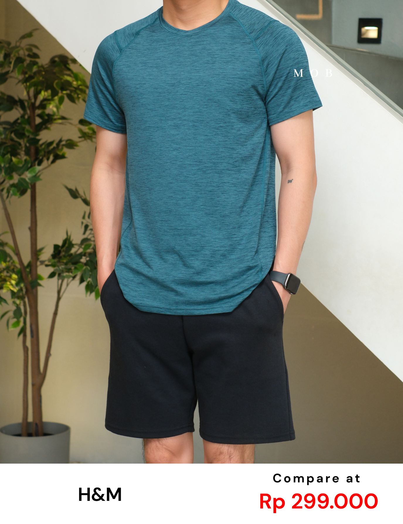 HMSST03002D DryMove SS Tee Coastal Blue Misty