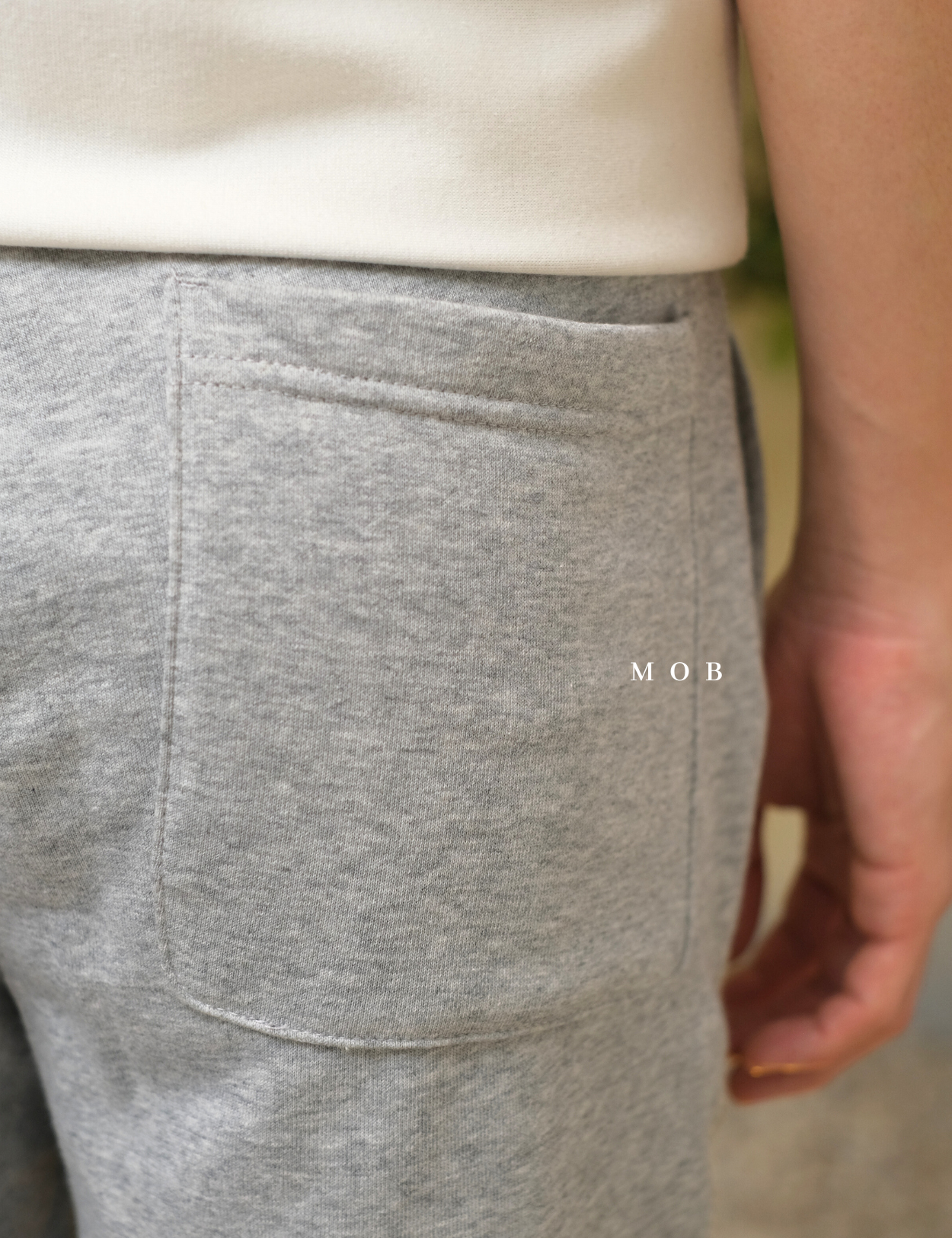 GUSR01002 Basic Sweat Shorts Grey Misty