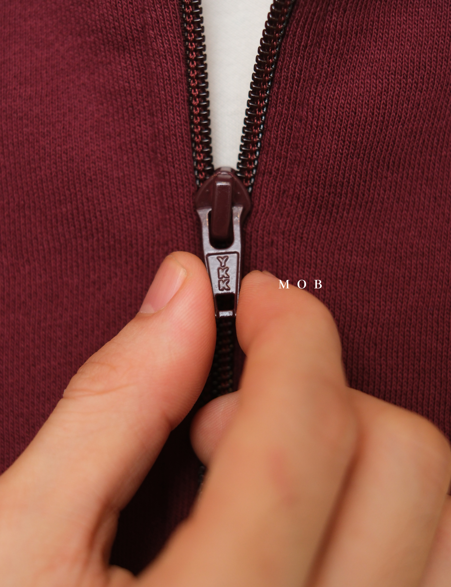 STSW05001I Basic 1/4 Zip Sweatshirt Maroon