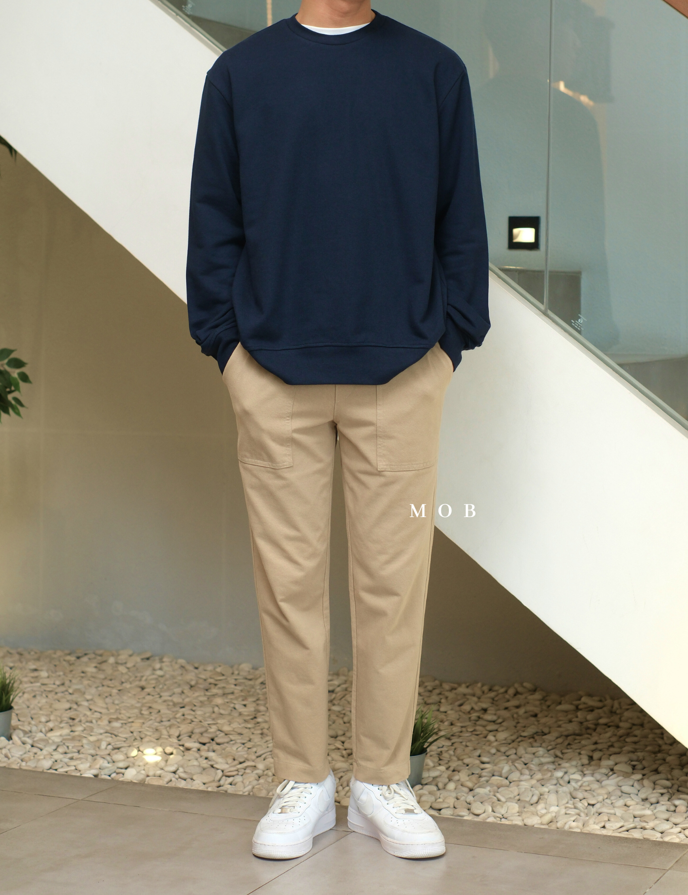 UNQPT1201 Ankle Pants Khaki