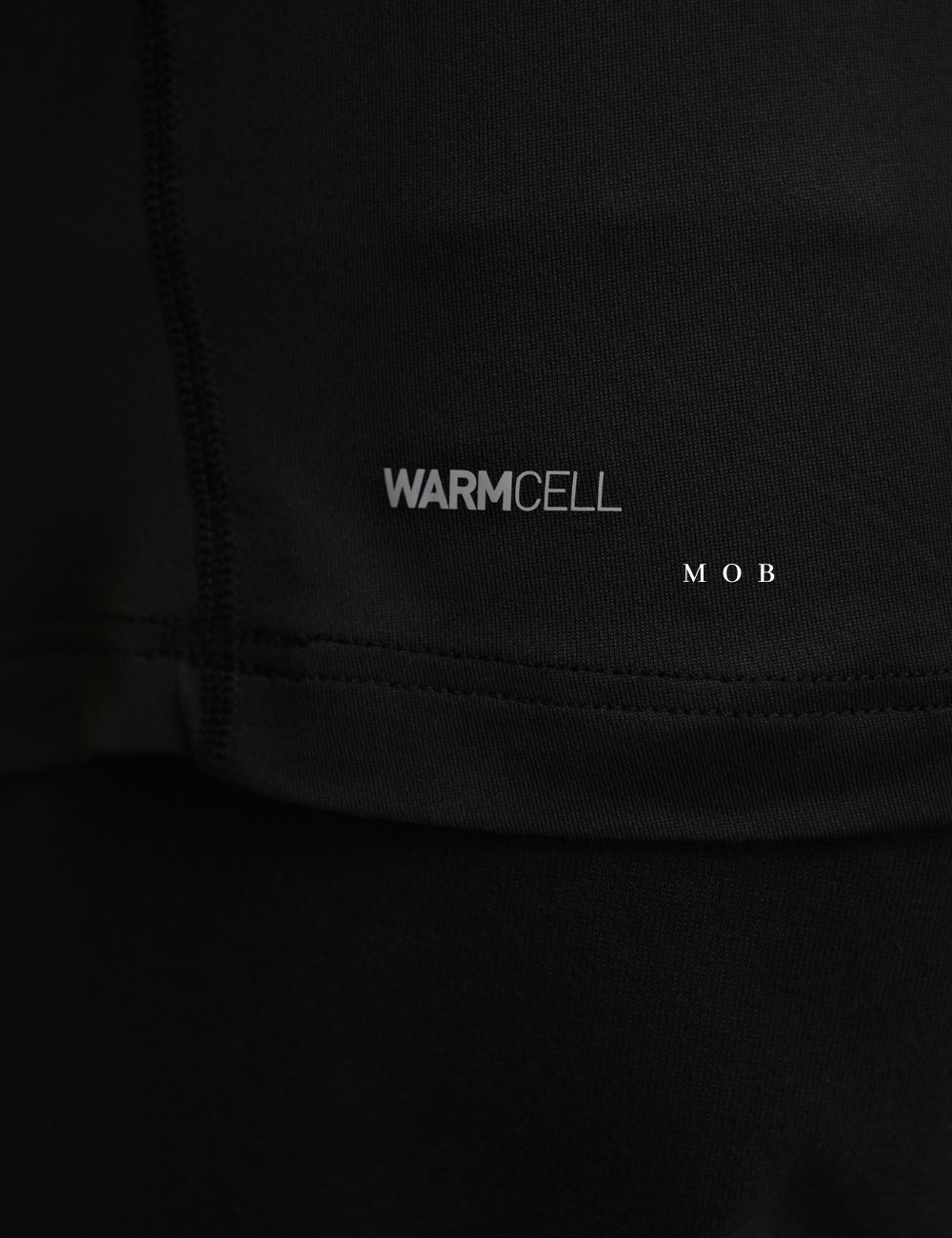 PMBL01001 Warmcell Baselayer Middle Small Logo Black