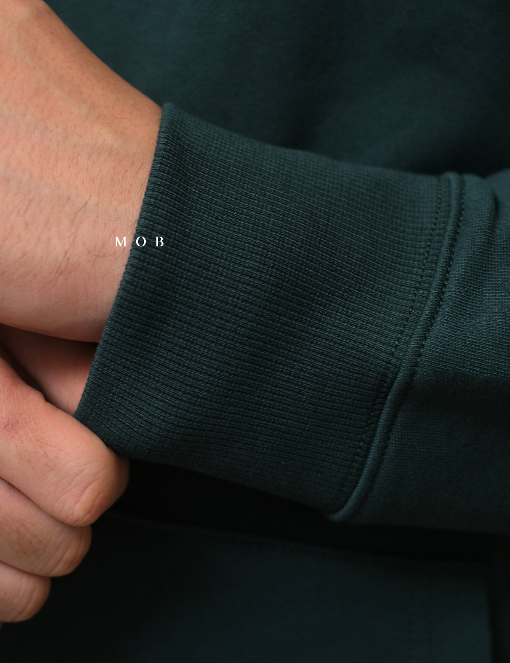 ONHOD07001 Rotation Pullover Hoodie British Green