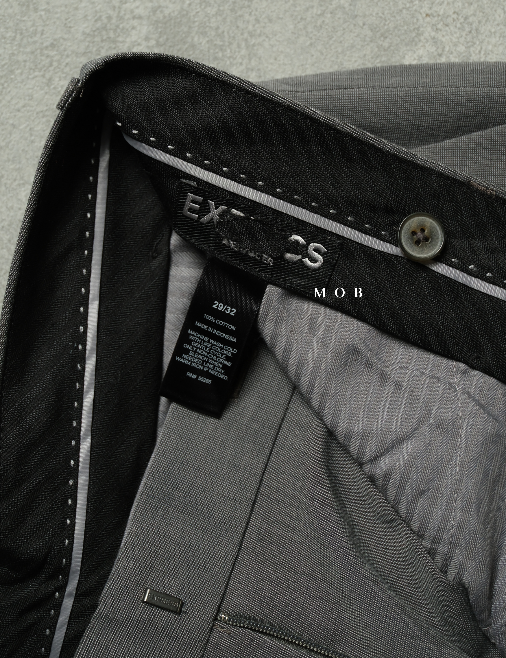 EXPT1403 Producer Modern Fit Pants Dark Grey Misty
