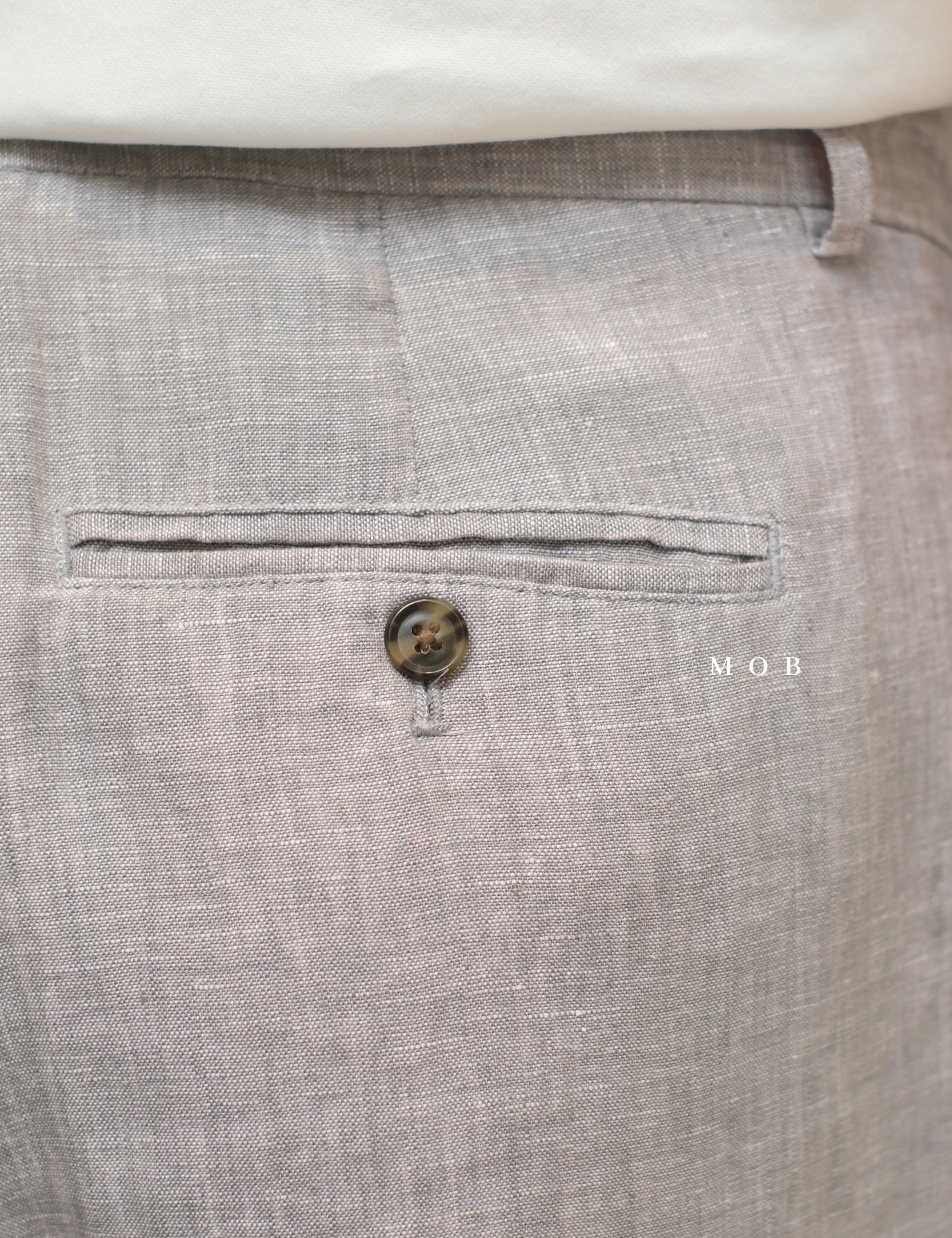 CLB02LIL002-002 Linen Luxury Pants Grey