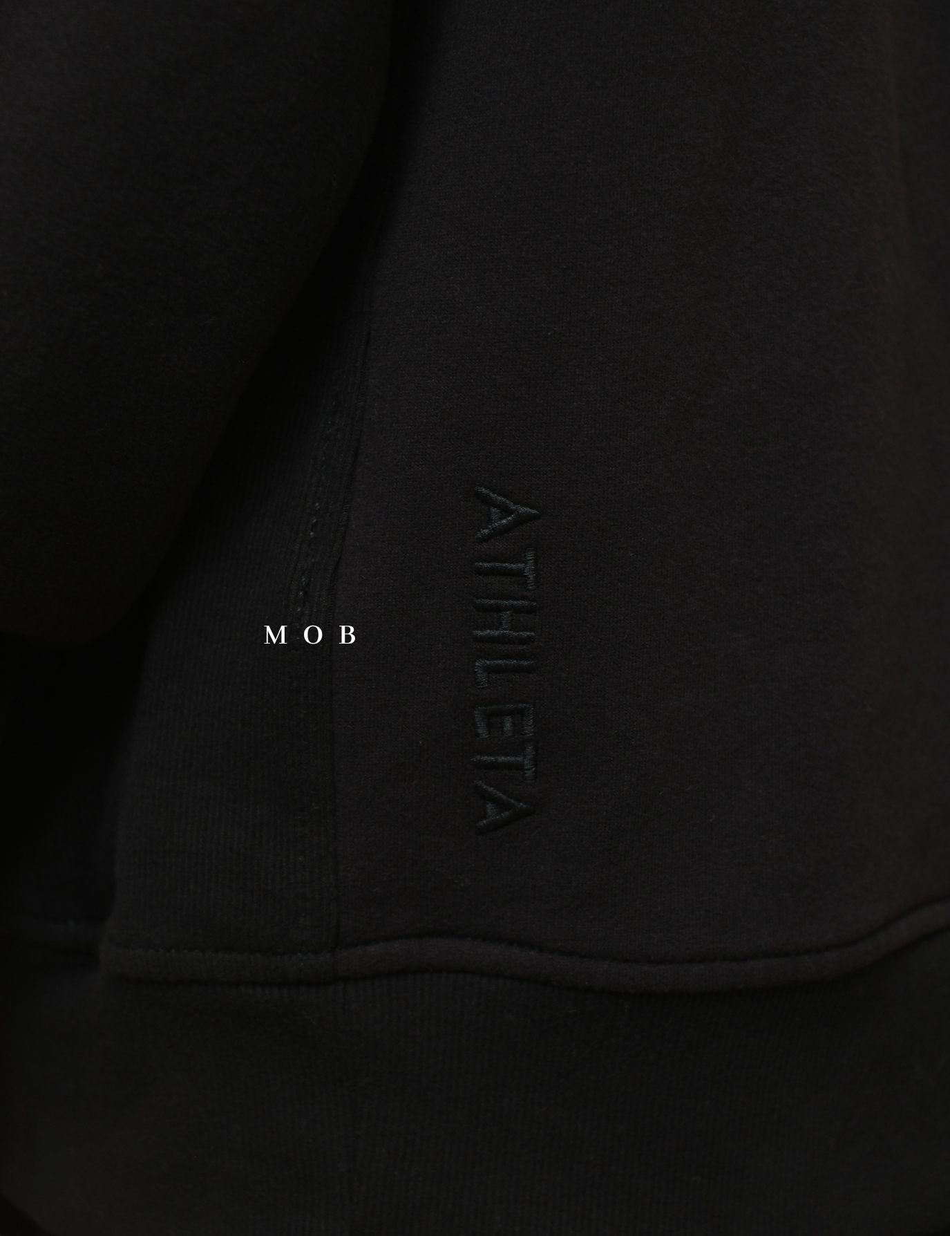 ATHSW02003A Forever Fleece 1/4 Zip Sweatshirt Black